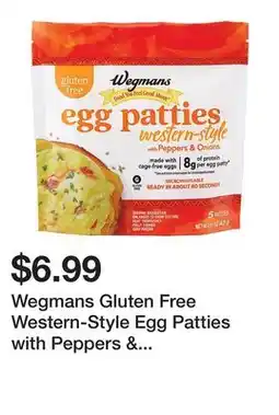 Wegmans Wegmans Gluten Free Western-Style Egg Patties with Peppers & Onions, 5 Count offer