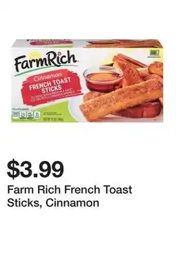 Wegmans Farm Rich French Toast Sticks, Cinnamon offer