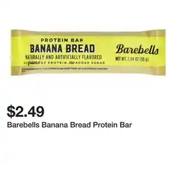 Wegmans Barebells Banana Bread Protein Bar offer