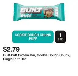 Wegmans Built Puff Protein Bar, Cookie Dough Chunk, Single Puff Bar offer