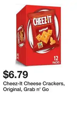 Wegmans Cheez-It Cheese Crackers, Original, Grab n' Go offer