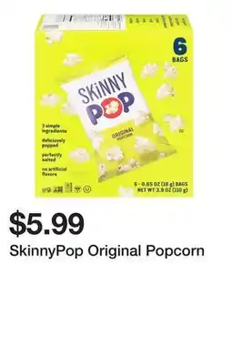 Wegmans SkinnyPop Original Popcorn offer