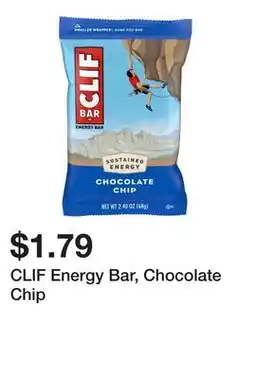 Wegmans CLIF Energy Bar, Chocolate Chip offer