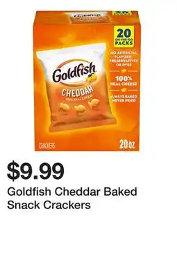 Wegmans Goldfish Cheddar Baked Snack Crackers offer