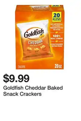 Wegmans Goldfish Cheddar Baked Snack Crackers offer