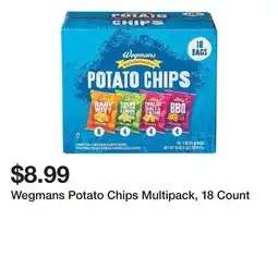 Wegmans Wegmans Potato Chips Multipack, 18 Count offer