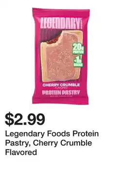 Wegmans Legendary Foods Protein Pastry, Cherry Crumble Flavored offer