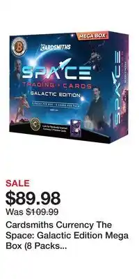 Game Stop Cardsmiths Currency The Space: Galactic Edition Mega Box (8 Packs per Box) offer