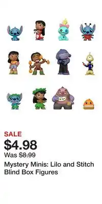 Game Stop Mystery Minis: Lilo and Stitch Blind Box Figures offer