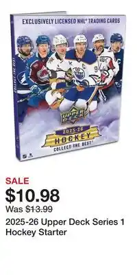 Game Stop 2025-26 Upper Deck Series 1 Hockey Starter offer