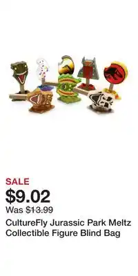 Game Stop CultureFly Jurassic Park Meltz Collectible Figure Blind Bag offer