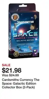 Game Stop Cardsmiths Currency The Space: Galactic Edition Collector Box (2-Pack) offer