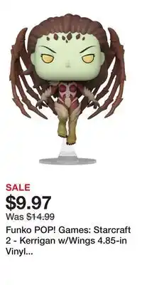 Game Stop Funko POP! Games: Starcraft 2 - Kerrigan w/Wings 4.85-in Vinyl Figure GameStop Exclusive offer