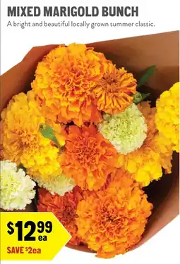 New Seasons Market Mixed Marigold Bunch offer