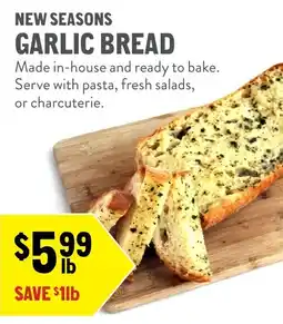 New Seasons Market New Seasons Garlic Bread offer