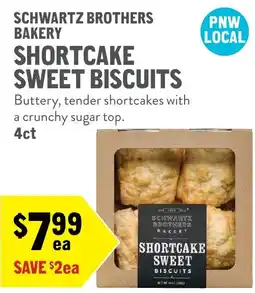 New Seasons Market Schwartz Brothers Bakery Shortcake Sweet Biscuits offer