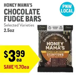 New Seasons Market Honey Mama's Chocolate Fudge Bars offer