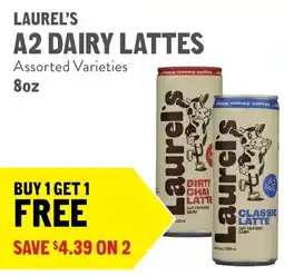 New Seasons Market Laurel's A2 Dairy Lattes offer