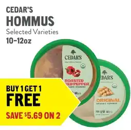New Seasons Market Cedar's hommus offer