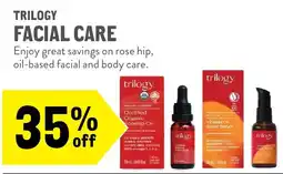 New Seasons Market Trilogy facial care offer