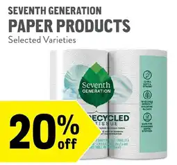 New Seasons Market Seventh Generation paper products offer