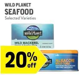 New Seasons Market Wild Planet Seafood Selected Varieties offer
