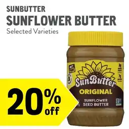 New Seasons Market Sunbutter sunflower butter offer