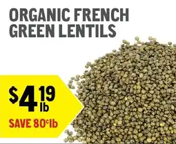New Seasons Market Organic French Green Lentils offer