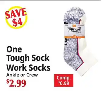 Ocean State Job Lot One Tough Sock Work Socks offer