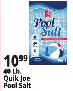 Ocean State Job Lot Pool Salt 40 lbs offer