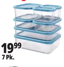Ocean State Job Lot Home Living 7-Piece Glass Storage Set offer