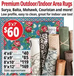 Ocean State Job Lot Premium Outdoor/Indoor Area Rugs offer