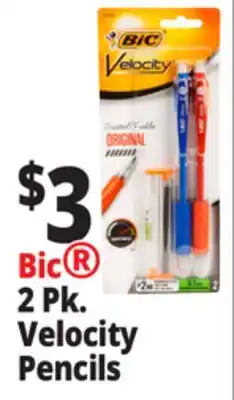 Ocean State Job Lot BIC Velocity Mechanical Pencils 2-Count offer