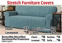 Ocean State Job Lot Stretch Furniture Covers offer