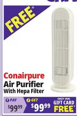 Ocean State Job Lot Conairpure Air Purifier With Hepa Filter offer