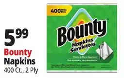Ocean State Job Lot Bounty Napkins offer