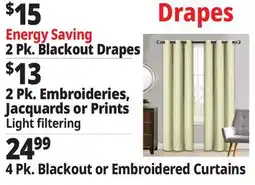 Ocean State Job Lot Drapes offer