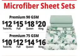 Ocean State Job Lot Microfiber Sheet Sets offer
