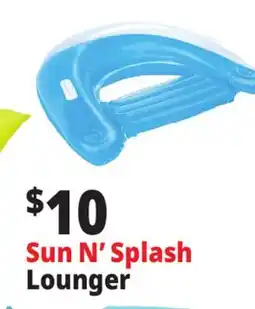 Ocean State Job Lot Sun N' Splash Lounger offer