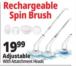 Ocean State Job Lot Rechargeable Spin Brush offer