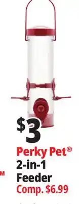 Ocean State Job Lot Perky Pet 2-in-1 Feeder offer