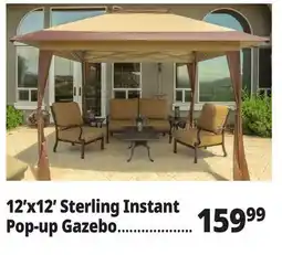 Ocean State Job Lot Sterling 12' x 12' Instant Pop-Up Gazebo offer