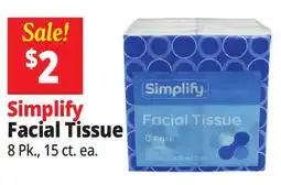 Ocean State Job Lot Simplify Facial Tissue offer