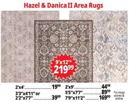 Ocean State Job Lot Hazel & Danica II Area Rugs offer