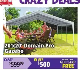 Ocean State Job Lot Domain Pro Gazebo offer