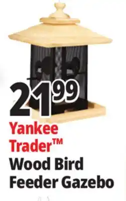 Ocean State Job Lot Yankee Trader Wood Bird Feeder Gazebo offer