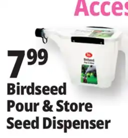 Ocean State Job Lot Birdseed Pour & Store Seed Dispenser offer