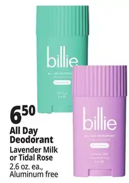 Ocean State Job Lot All Day Deodorant offer