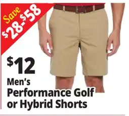 Ocean State Job Lot Men's Performance Golf or Hybrid Shorts offer
