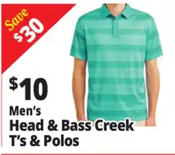 Ocean State Job Lot Men's Head & Bass Creek T's & Polos offer